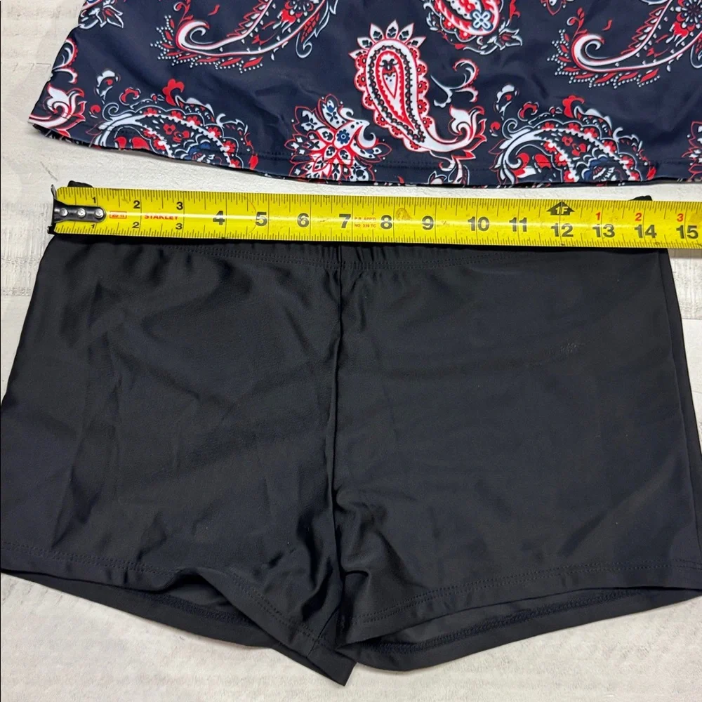 Tankini Swimsuits for Women with Shorts Athletic Two Piece Bathing Suit - Picture 5 of 10